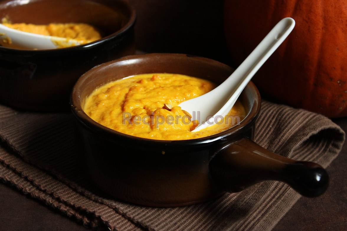 Thick And Creamy Pumpkin Soup | Winter Recipes