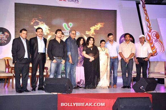 Himesh Reshammiya, Ayesha Takia Azmi, Boney Kapoor, Asha Bhosle, Atif Aslam - (14) - Launch of 'Sur Kshetra' - Ayesha Takia Azmi