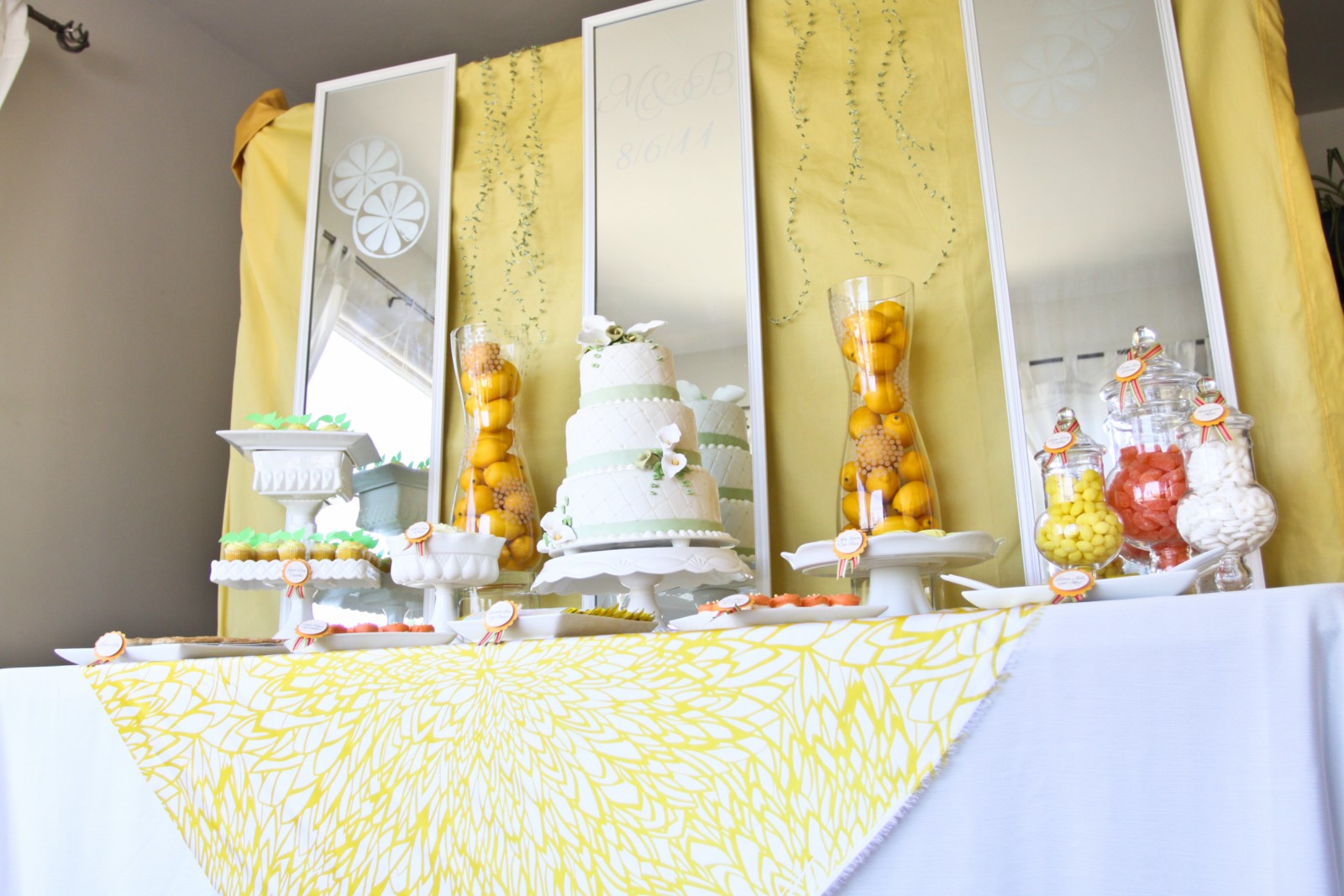 Enchanted Events & Design {Tutorial} Frosting Glass/Mirrors