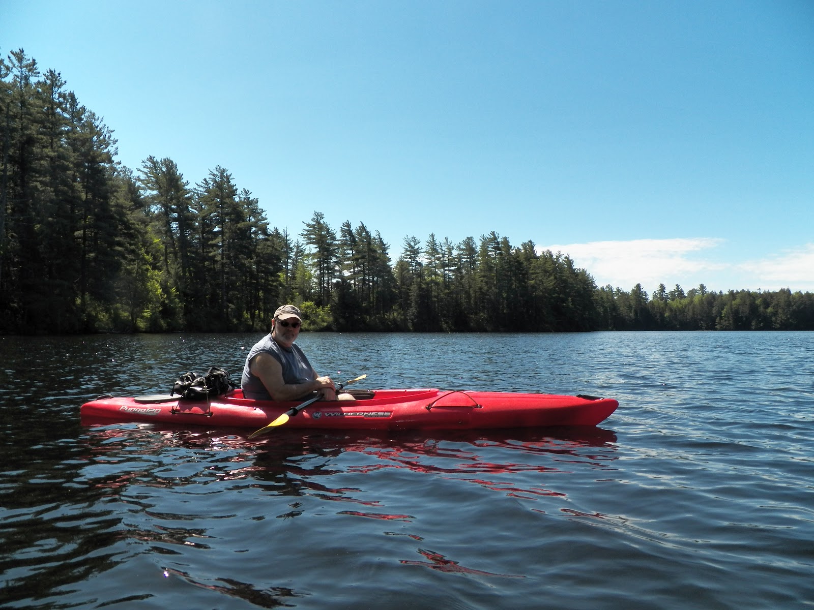 Quiet Kayaking in New York State Francis Lake, part one