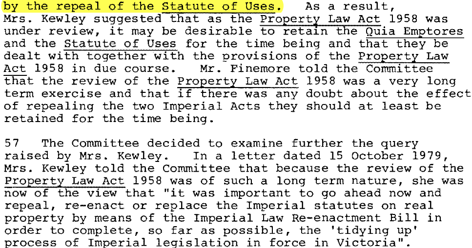 MIKIPEDIA LAW BLOG STATUTE LAW REVISION COMMITTEE REPORT ON THE