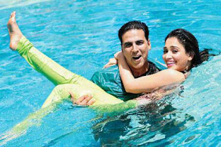 Akshay and Tamanna On The Sets of its Entertainment