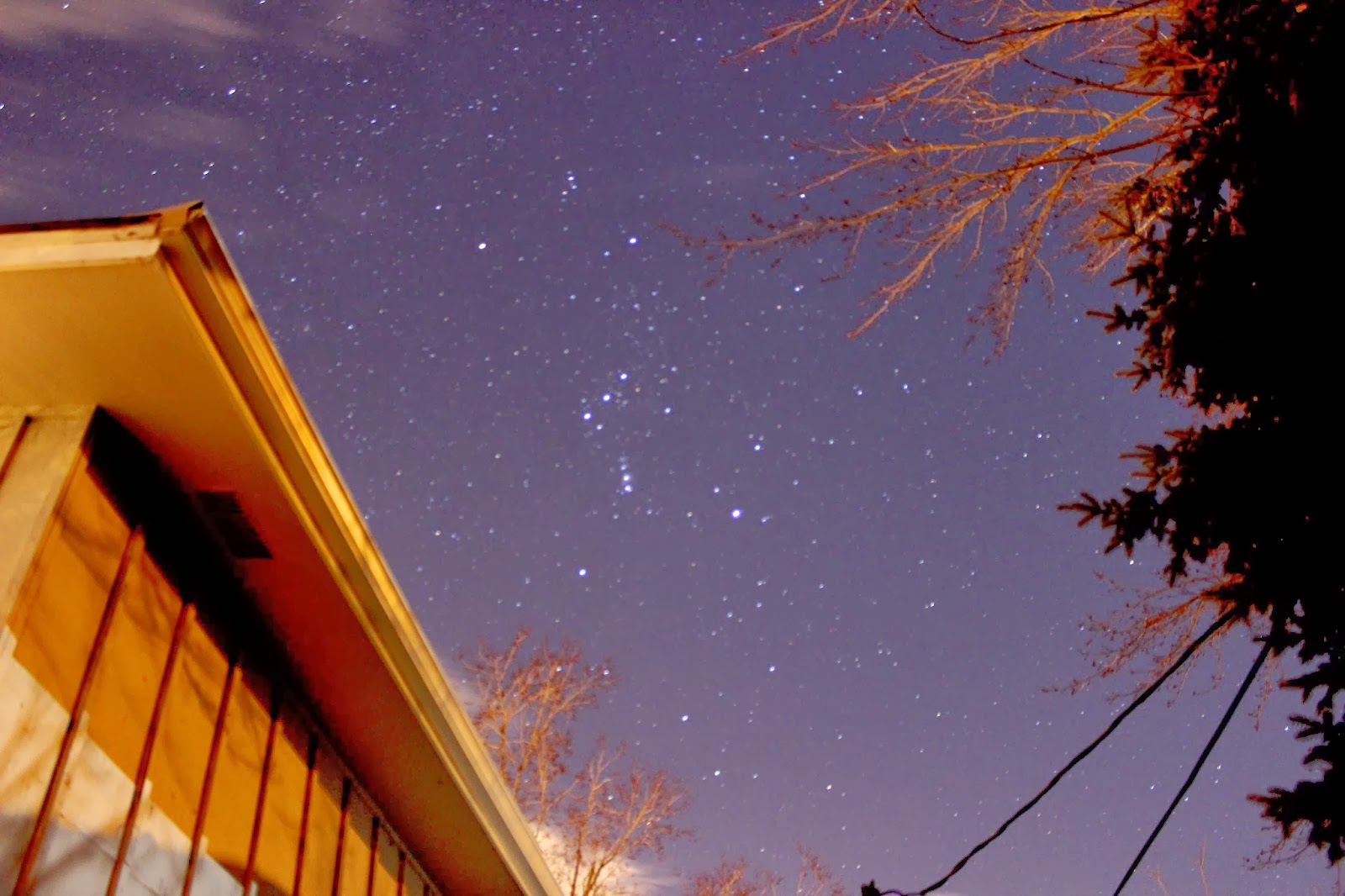 The Natural World The Big Dipper and Orion Naked Eye Astronomy Lesson II