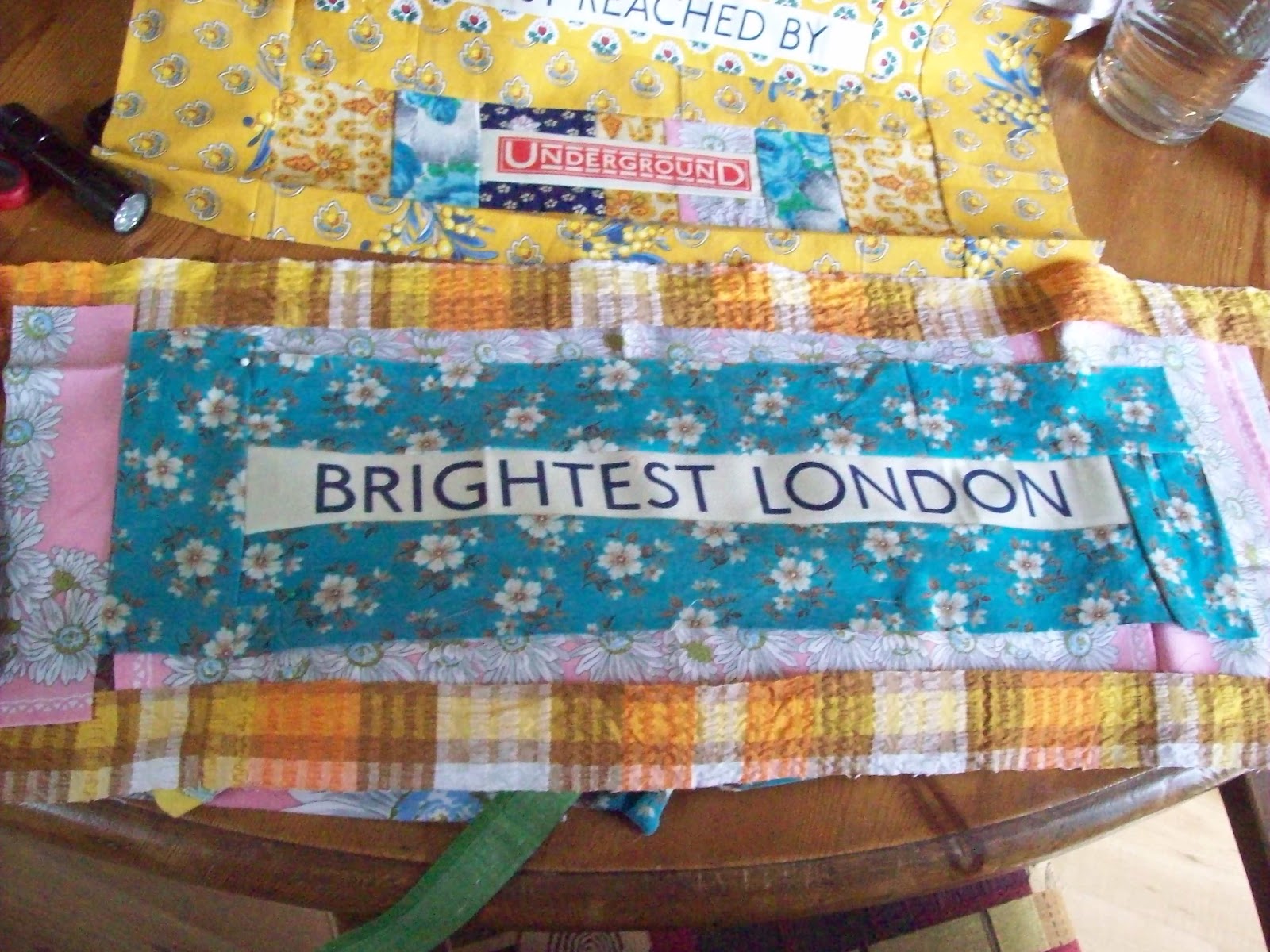 15 minutes play...BumbleBeans Inc. London Underground Tea Towel