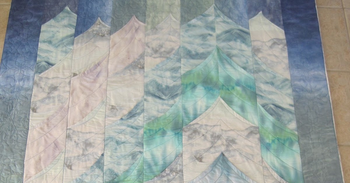 Finely Finished Quilts Aileen's Glacier Quilt