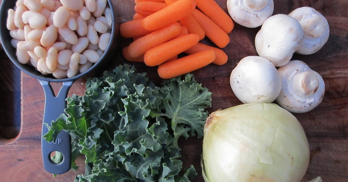 Cheese Please Spicy Navy Bean and Kale Soup with Turkey Sausage