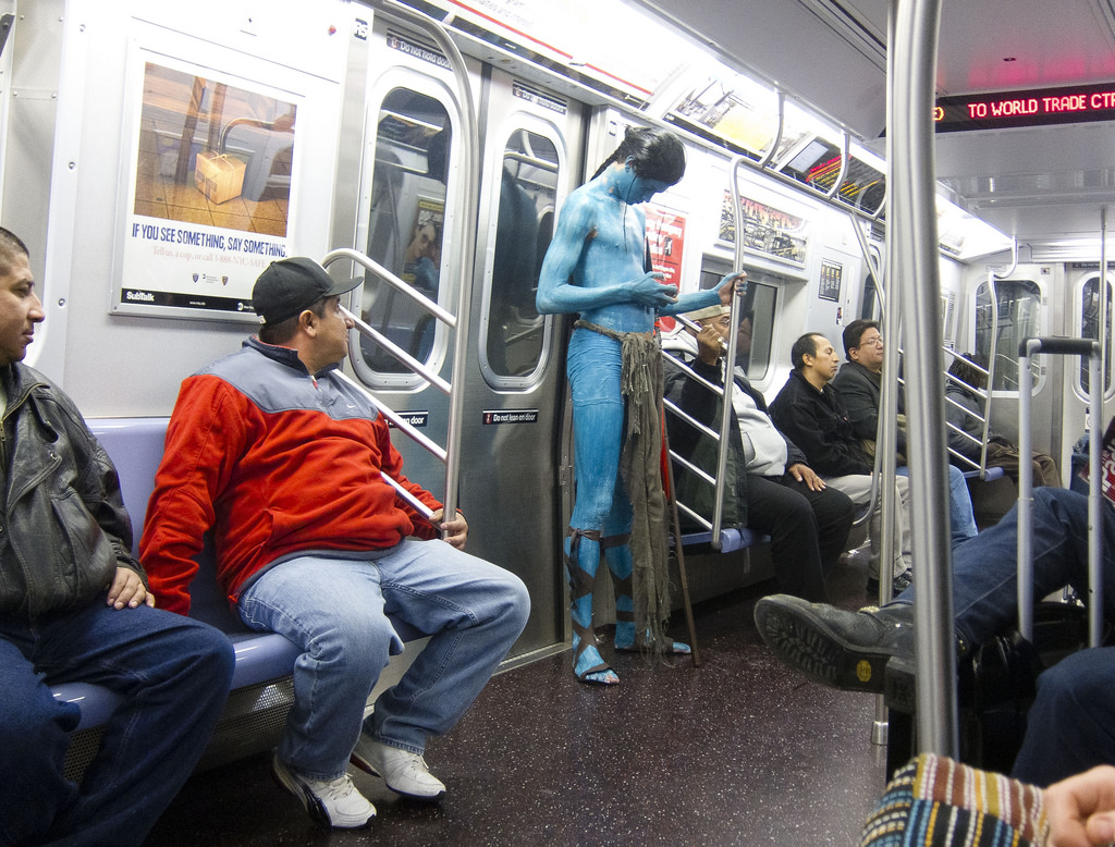 Stranger watching subway images