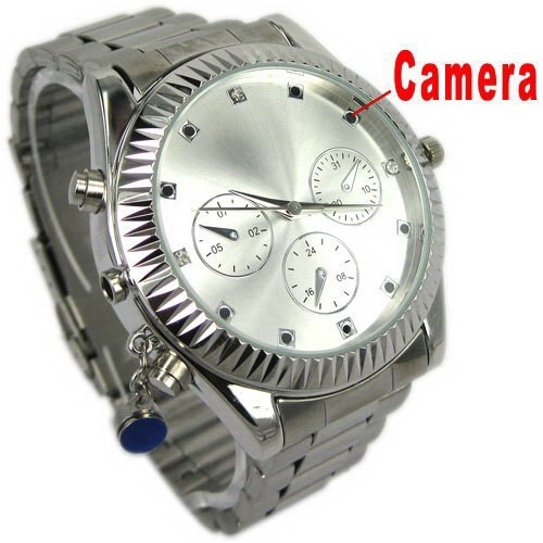 Spy Gadgets for Sale Watch Spy Gadgets Series4GB Silver Watch