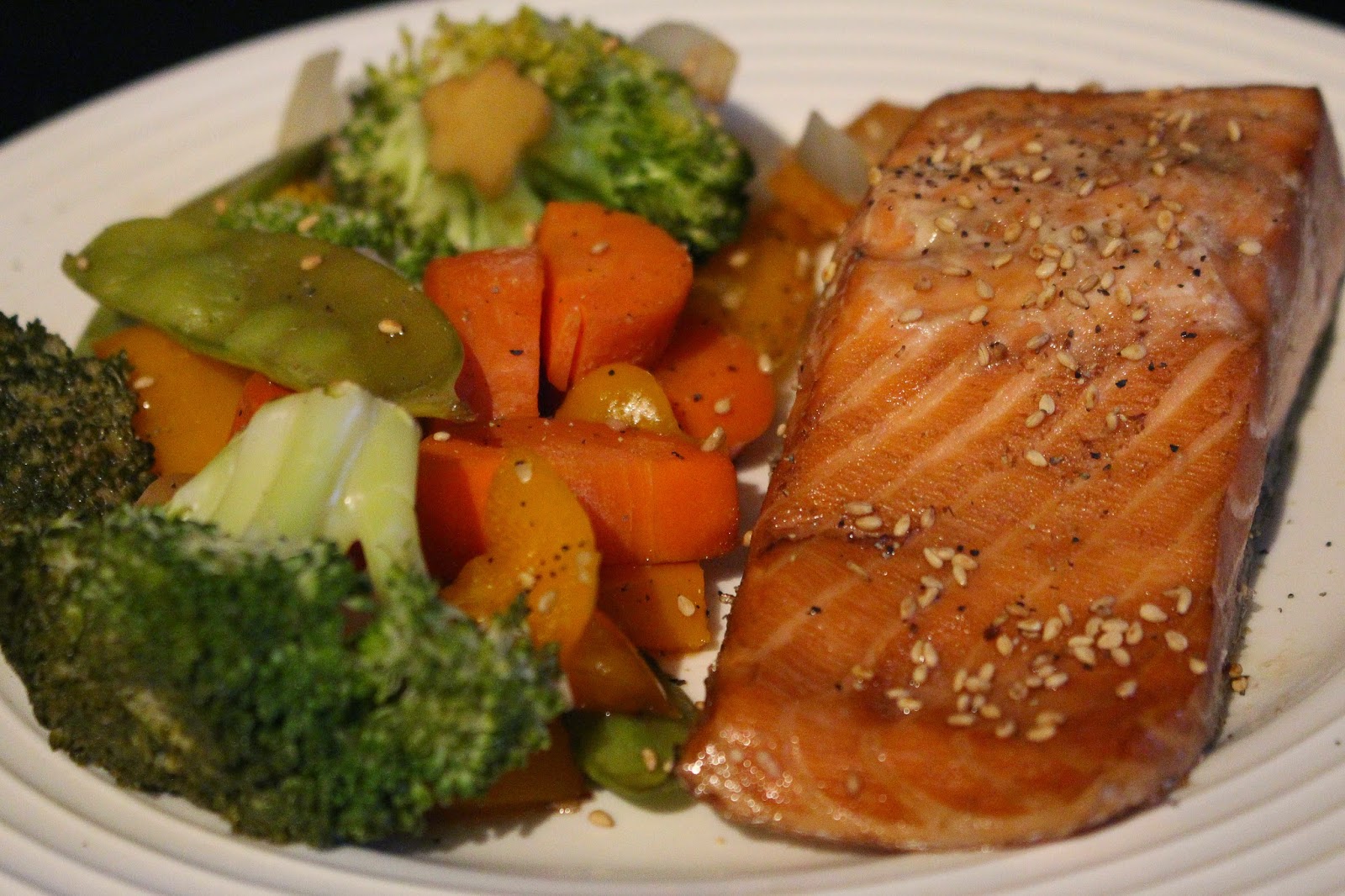 Kylee's Kitchen Brown Sugar Teriyaki Salmon