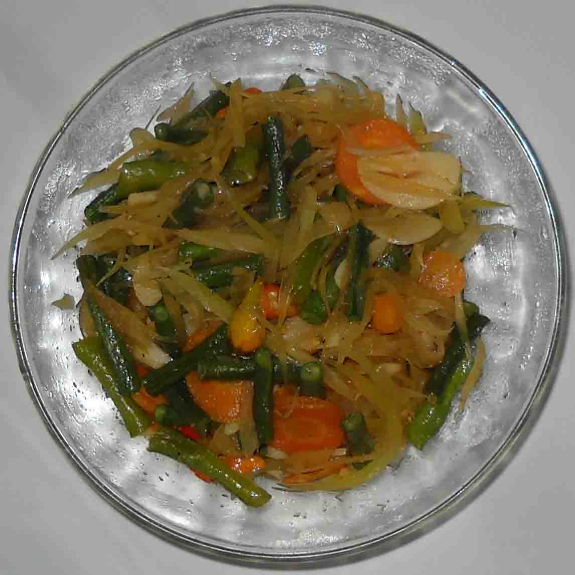 Easy Cooking Steps for All Cooking Young Papaya with Long Bean