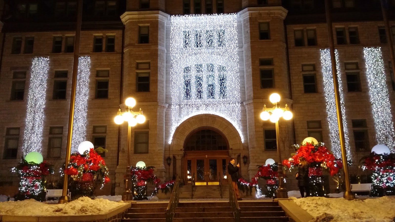 Decoration de noel hotel
