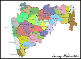Map of Maharashtra State India