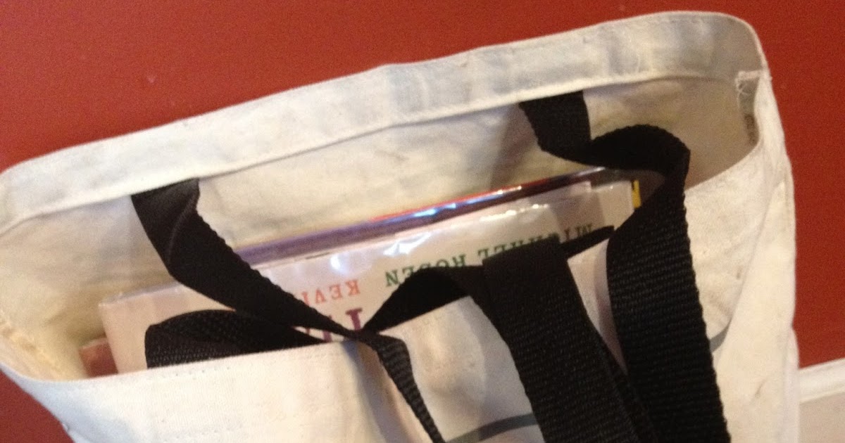 Pinkapotamus DIY BIG Library Tote Bag