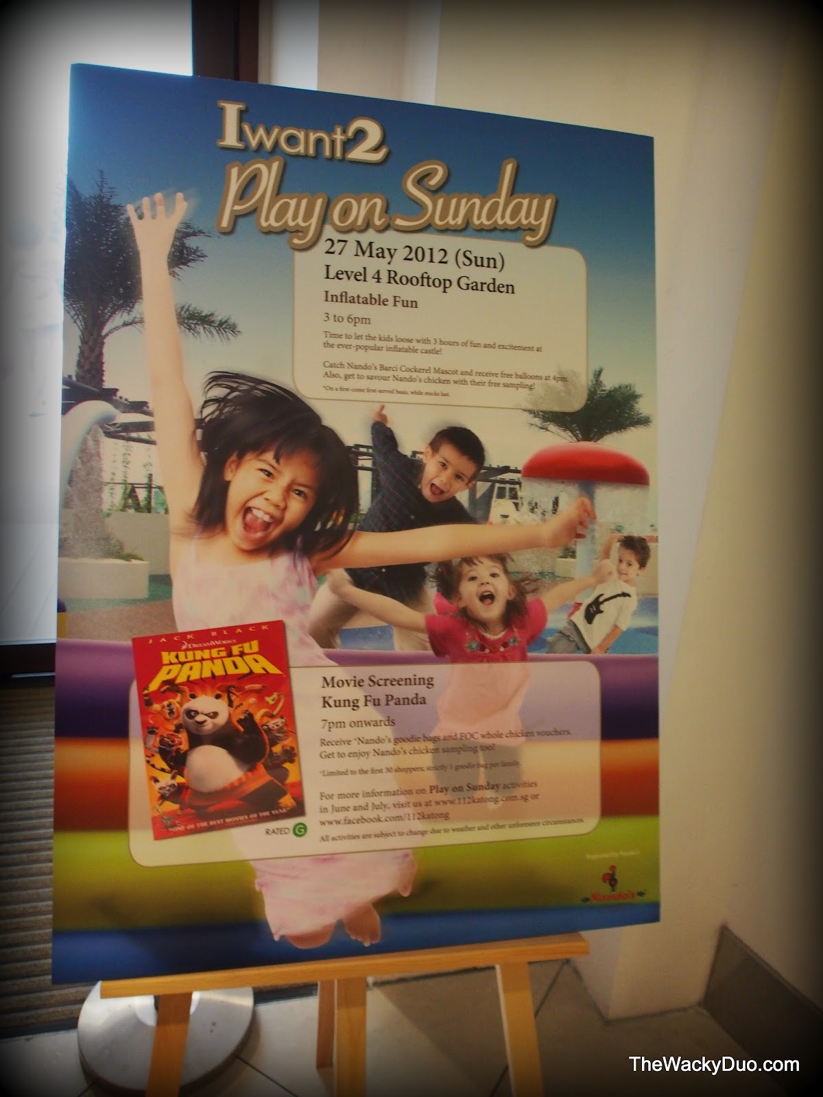 112 Katong " Iwant2 Play on Sunday" Promotion