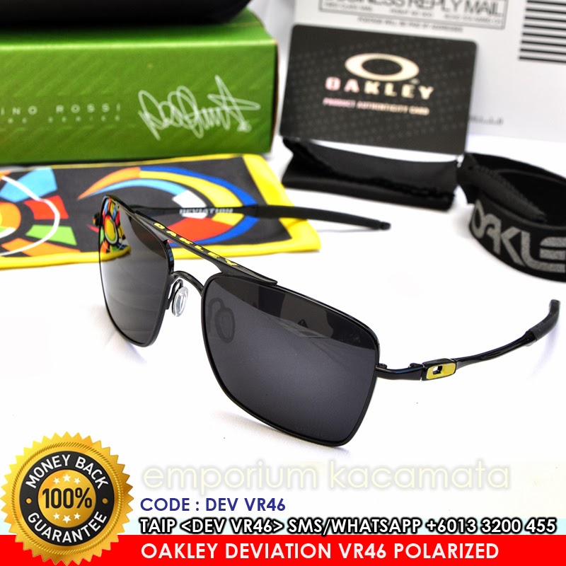 oakley deviation valentino vr46 iridium polarized lense grade 7a kacamata malaysia oakley deviation valentino vr46 iridium polarized lense grade 7a kacamata malaysia