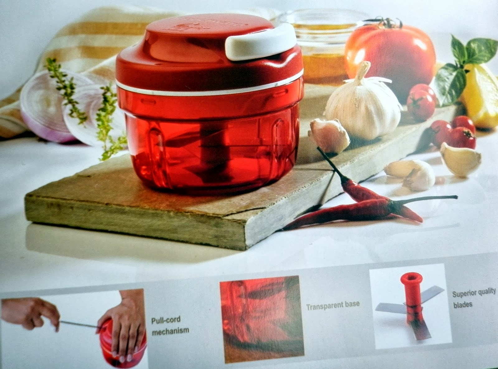 TUPPERWARE Call / SMS 9346209404 smart chopper chopping is now just a string's pull away