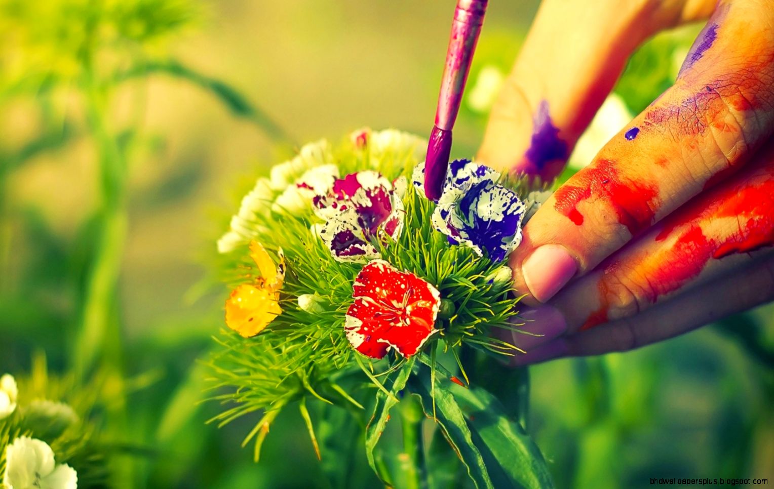 Art with Paint Brushes Backgrounds Art with Paint Brushes Backgrounds