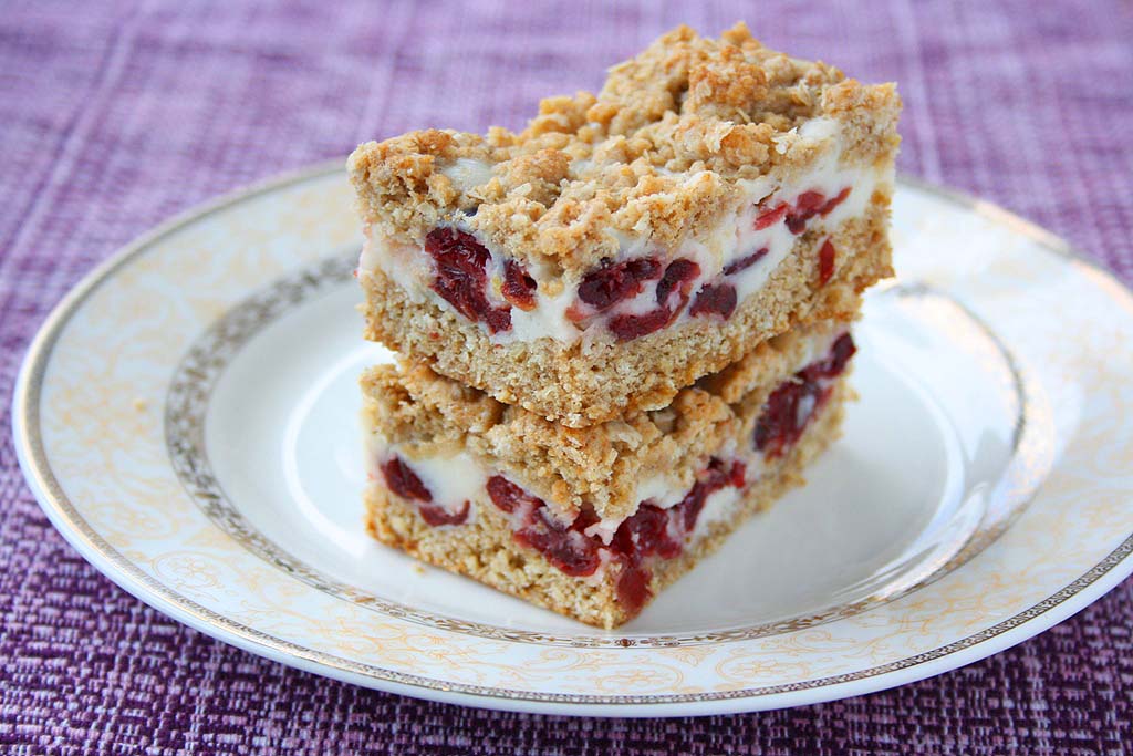 collecting memories Cranberry Greek Yogurt Oatmeal Bars