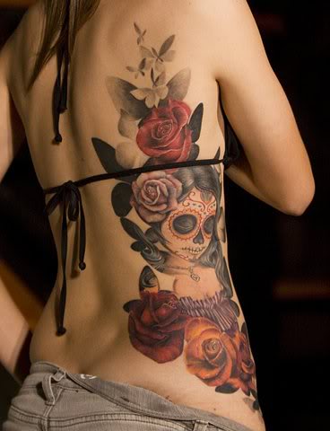 tattoo designs tattoo girl body side