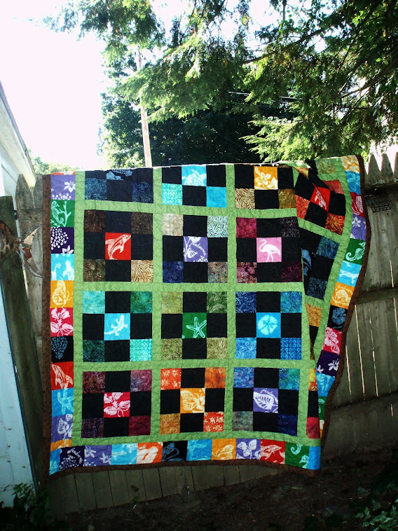 Machine quilted and bound