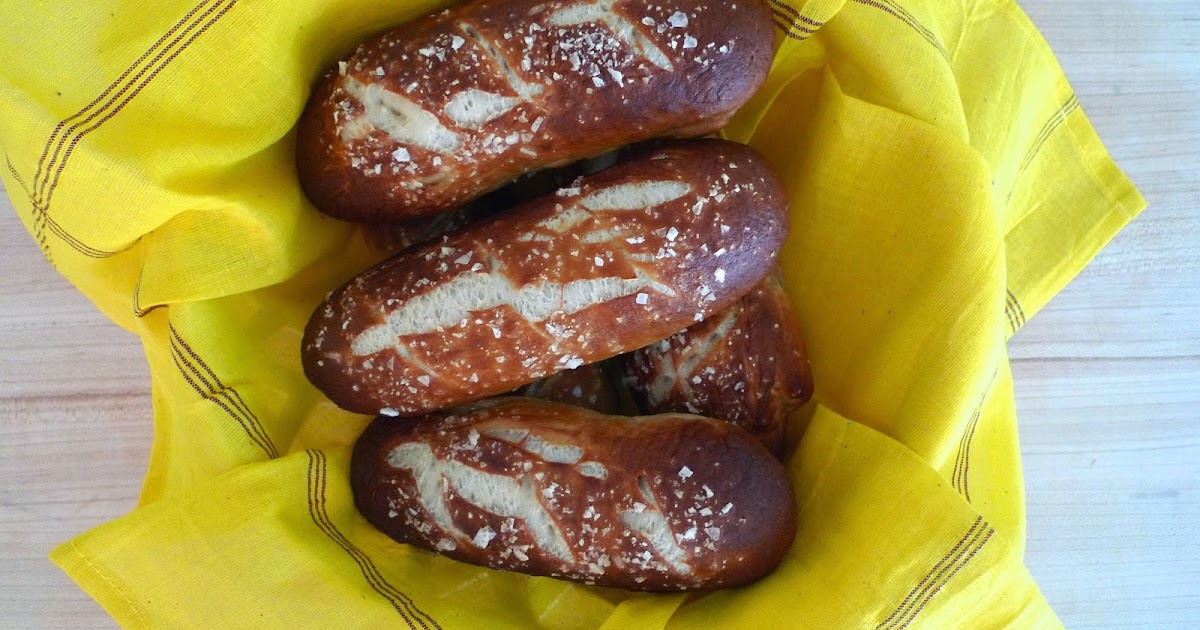 siriously delicious Pretzel Hot Dog Buns
