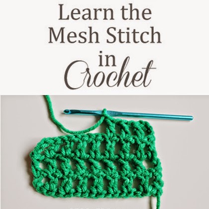 Learn to Crochet the Mesh Stitch