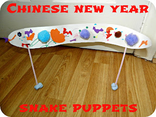 How to Make Chinese New Year Snake Puppets