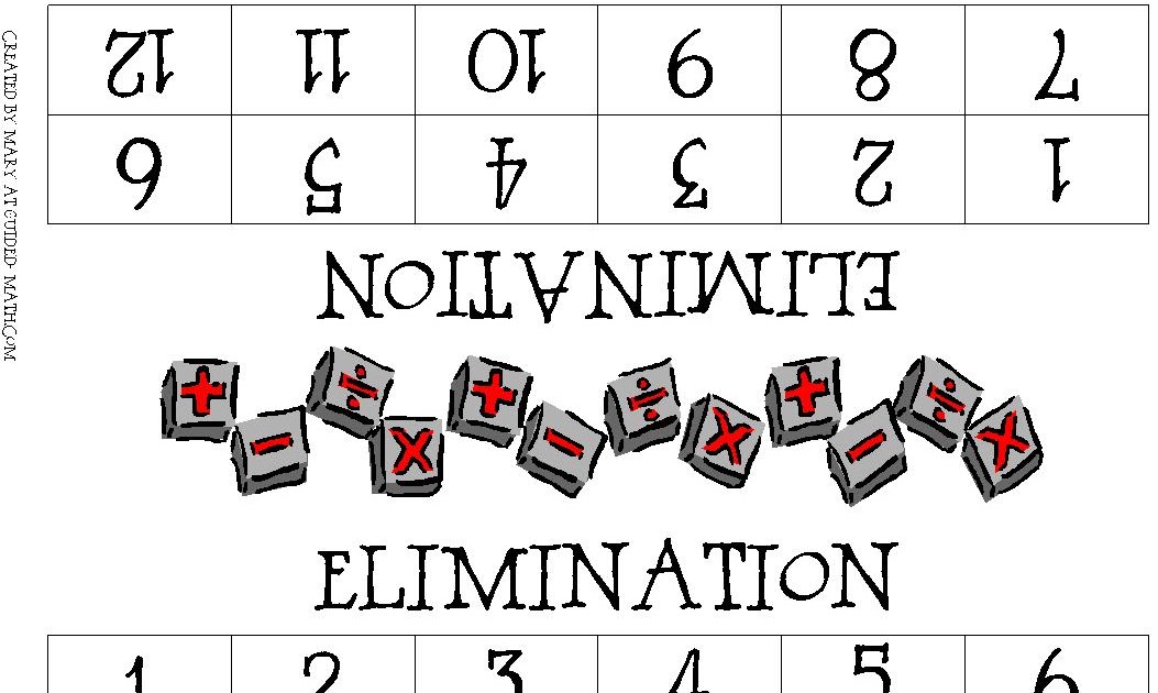 Classroom Freebies Elimination a Math Dice Game