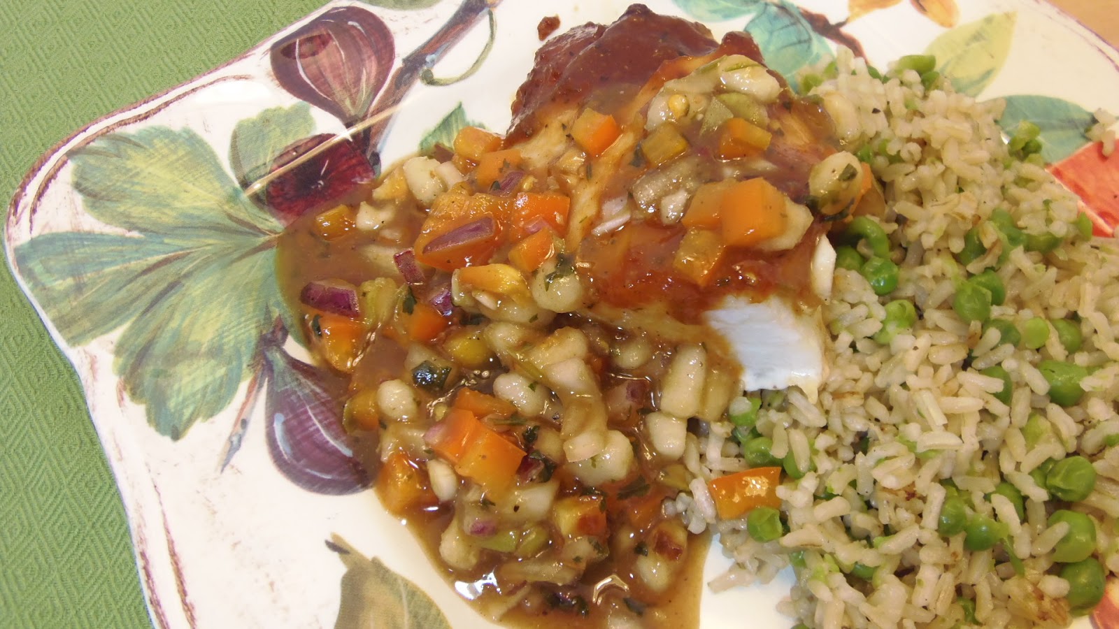 Korean Glazed Cod With Pear Salsa Kudos Kitchen by Renée