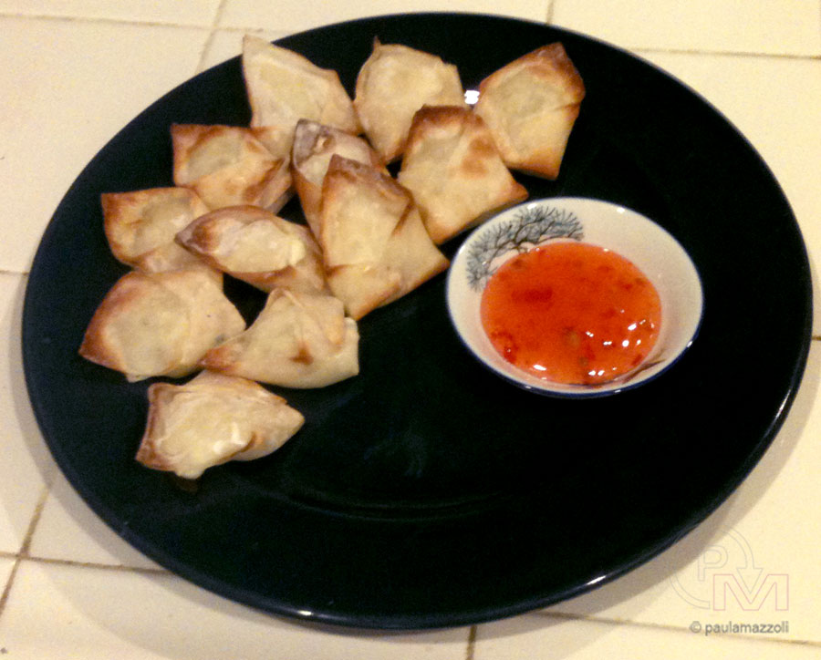 Swiss Army Artist Crab Rangoon Recipe and Guide How to Fold a Wonton