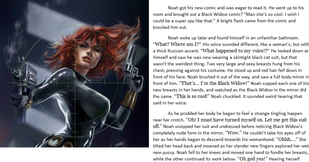 Awskeet TG Caps Black Widow TG Caption
