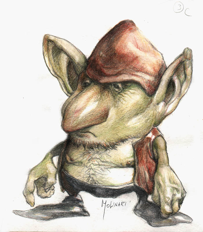 Trazos en el bloc EL MÁGICO MUNDO DE LOS DUENDES de Roberto R