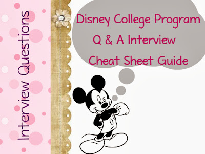 Questions Asked On Disney College Program Interview