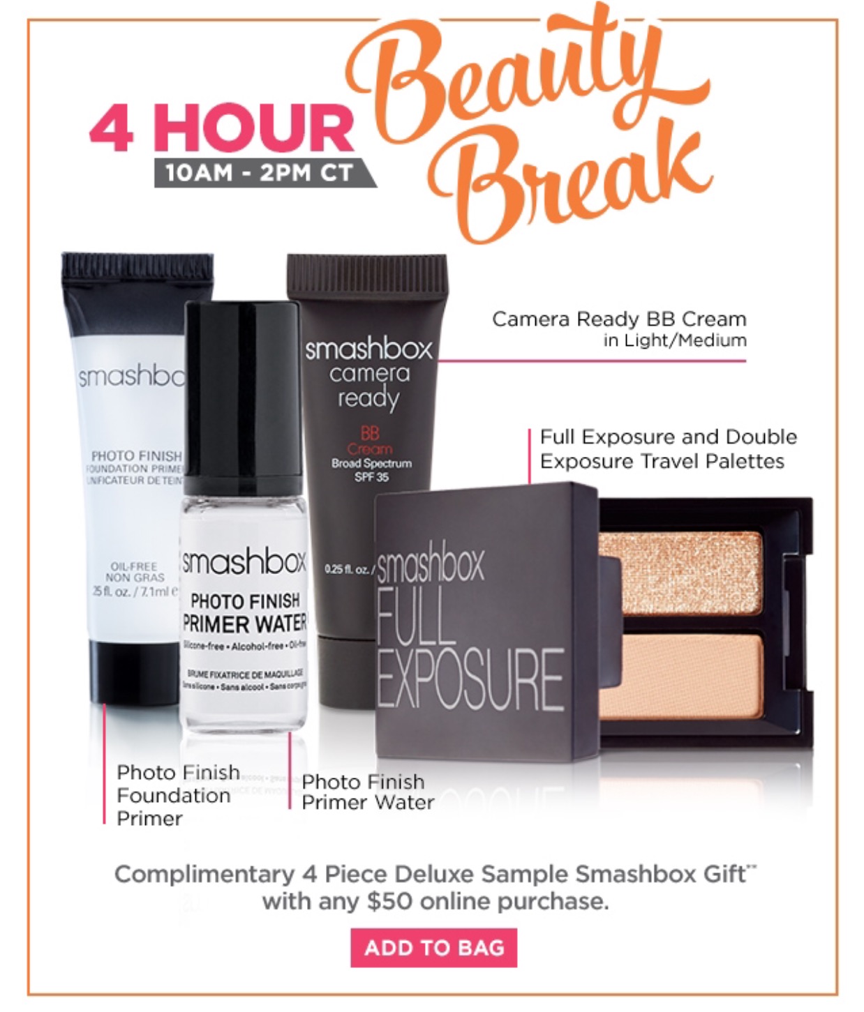 Crystal Rose 4 Hour Beauty Break Deal at Ulta