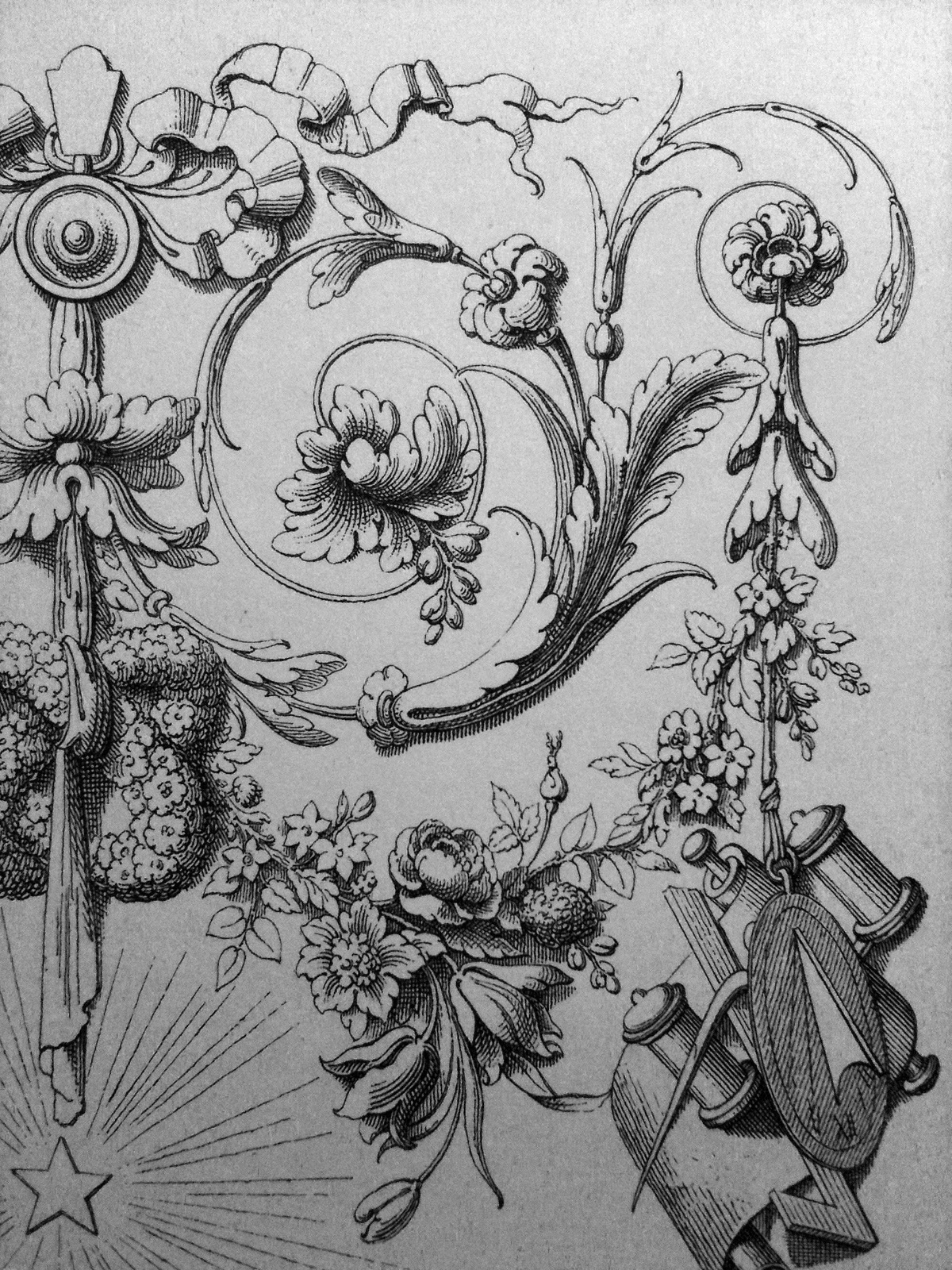 surface fragments Ornament Drawings