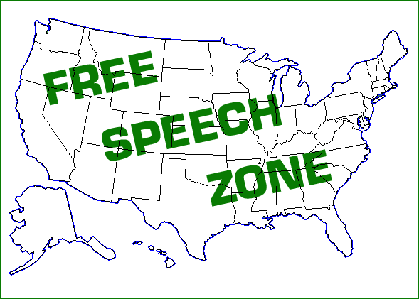 Free speech zones essay image