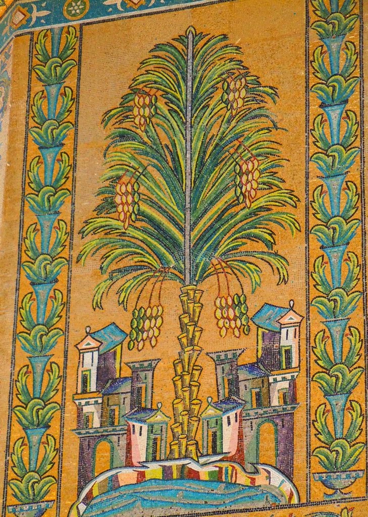 Fig. 11.- Mezquita de Damasco. Mosaico. El Paraíso. Foto M.A. Aznar.
