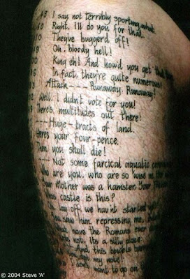 Letter Tattoos