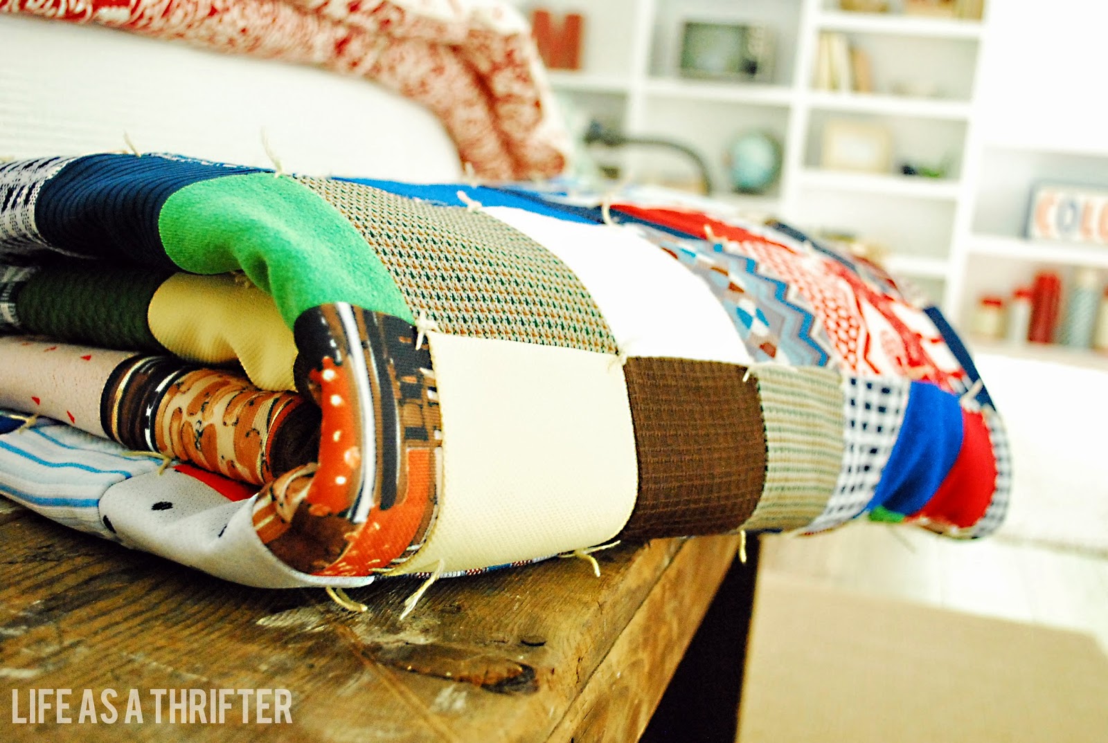 Life as a Thrifter The Goodwill Quilt.