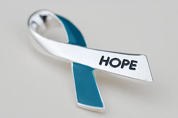 Ovarian Cancer Teal Ribbon Of Hope