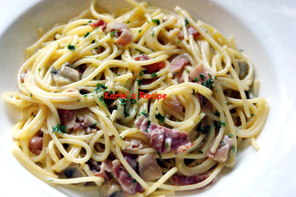 Karin's Recipe Spaghetti Carbonara