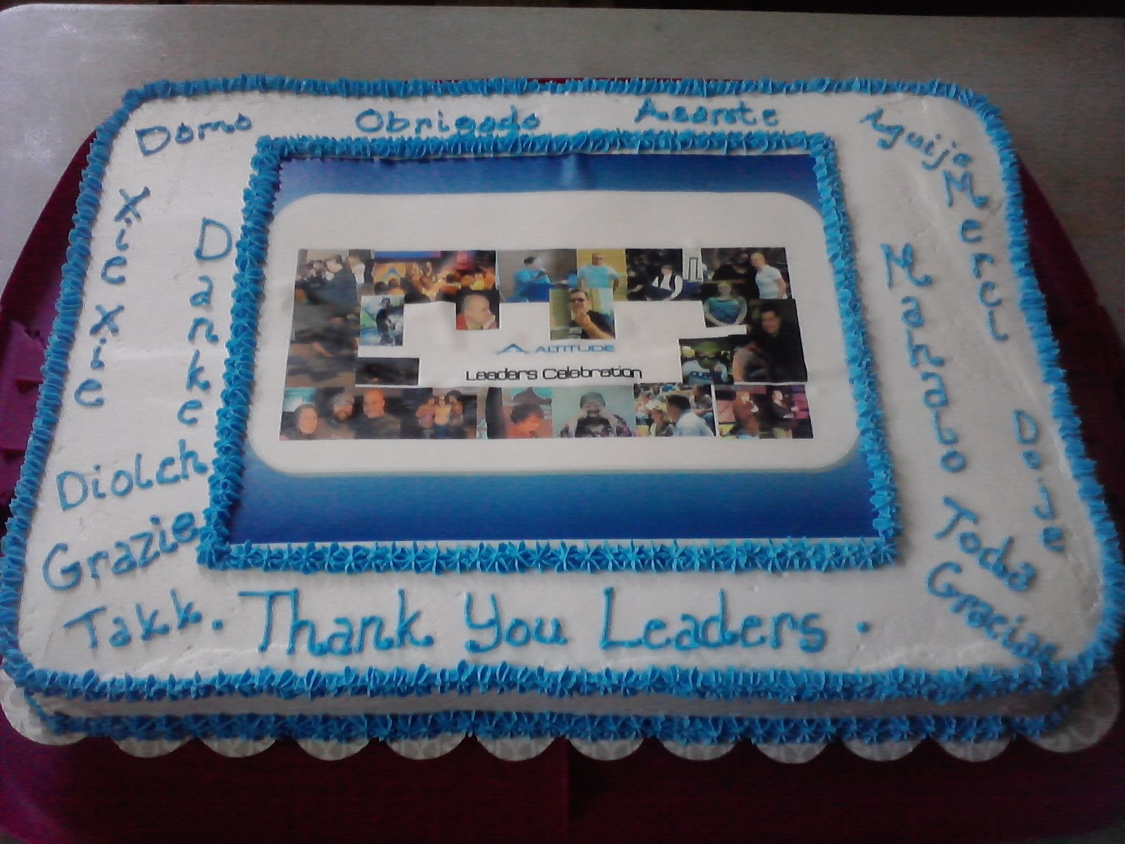 Inspired By Him Cakes Thank You in Many Languages