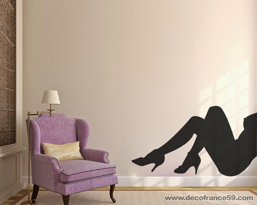sticker mural de catégorie femmes sexy , une décoration murale chaude et ambiante