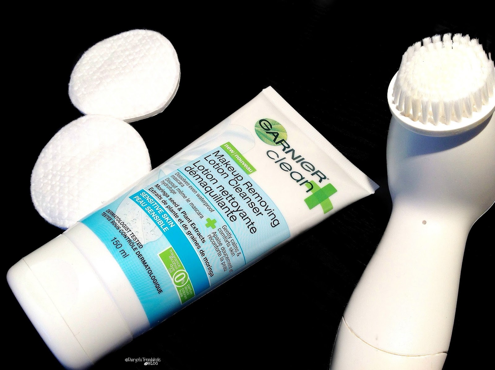 Diary of a Trendaholic Garnier Clean+ Makeup Removing Lotion Cleanser
