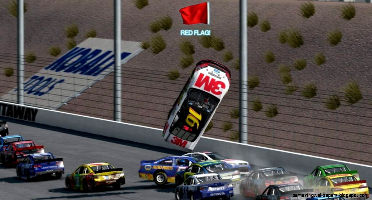 MASSIVE NASCAR 2013 The Game Crash Red Flag YouTube MASSIVE NASCAR 2013 The Game Crash Red Flag YouTube