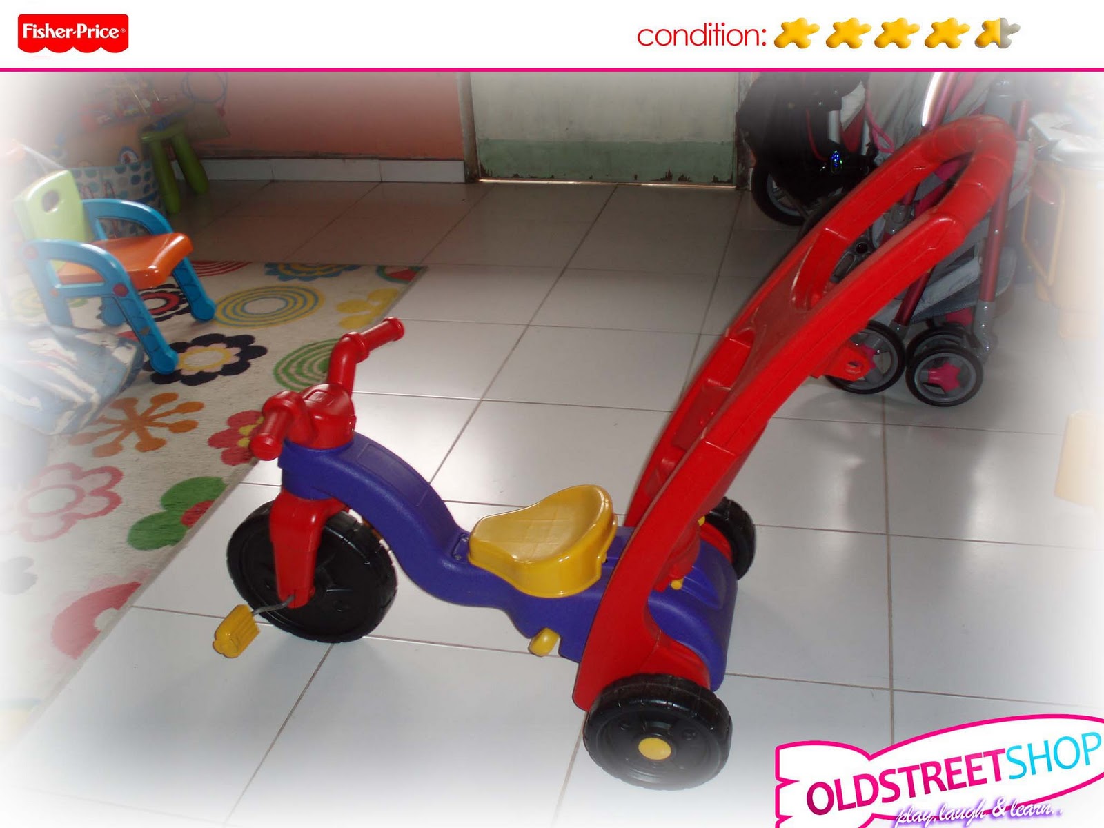 Fisher Price Rock, Roll n Ride Trike XL