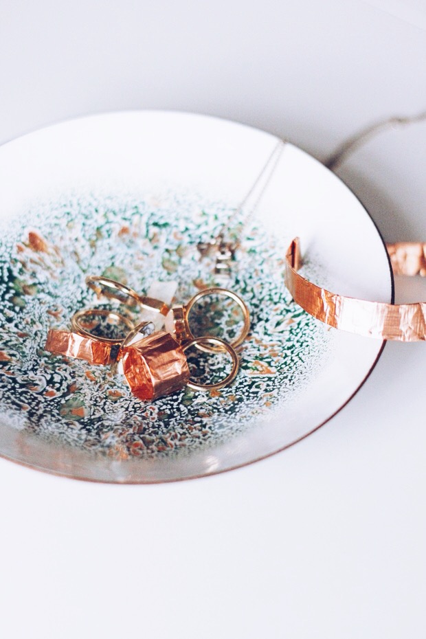 Copper tape jewelery DIY. iloveyoumydear