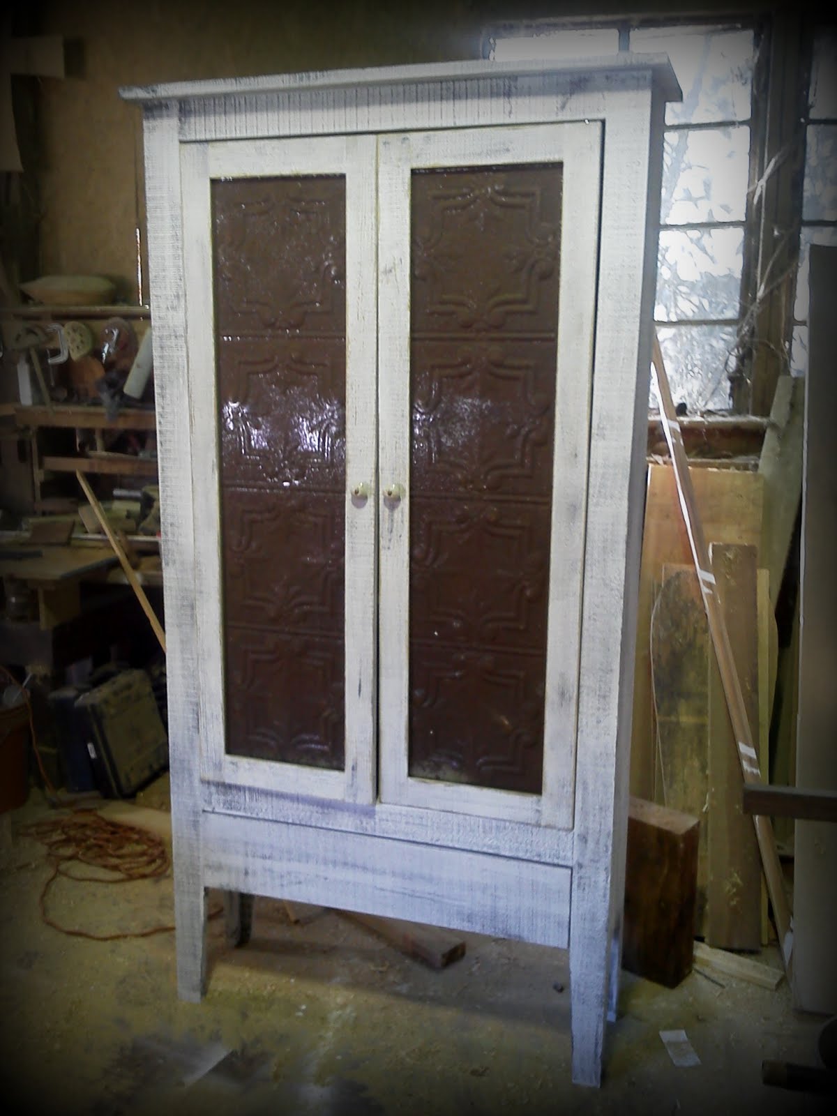 Backyard Solutions Of Alabama Cabinet With Tin Inserts