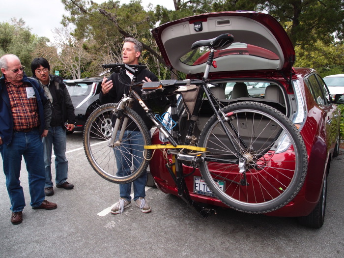 Nissan Leaf Related Nissan Leaf removable bike rack and