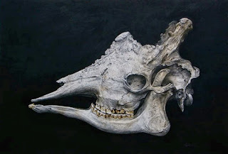 第2回準大賞作品：小田隆「giraffe skull」, copyright :Oda Takashi